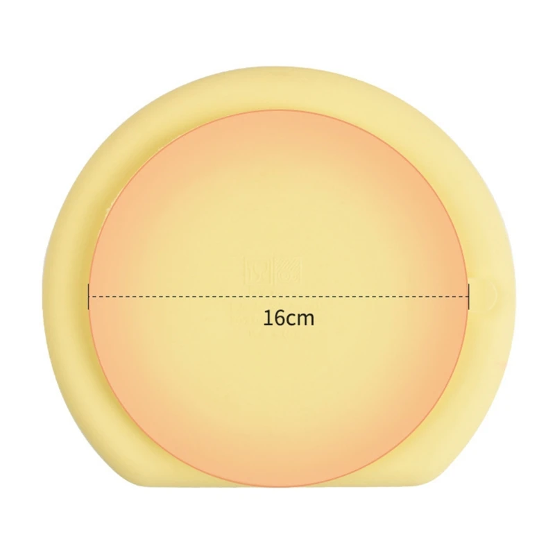 

5 Pcs Baby Silicone Bibs Divided Dinner Plate Sucker Bowl Spoon Fork Tableware