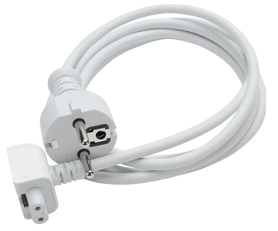 Cable de extensión de enchufe europeo de alta calidad para MacBook Pro Air, adaptador de Cable de alimentación, 45w, 60w, 85w