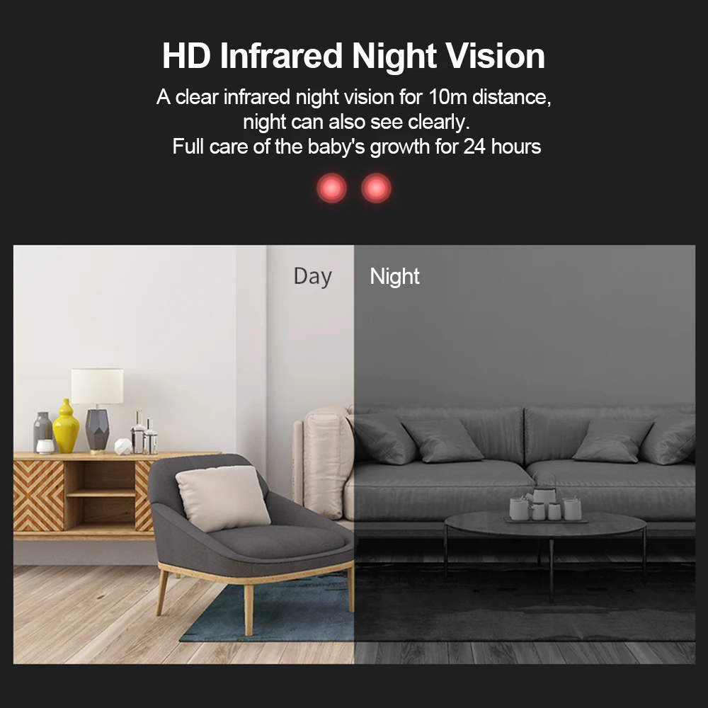 INQMEGA 1080P IP Camera Wireless Wifi Cam Home Security Surveillance CCTV Network Night Vision Baby Monitor Google | Безопасность и