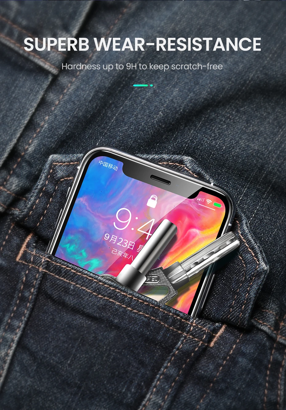 Ugreen Защитное стекло для iPhone 11 Pro Max Новая защита экрана HD прозрачное стекло с полным покрытием на iPhone 11 Pro Max стекло