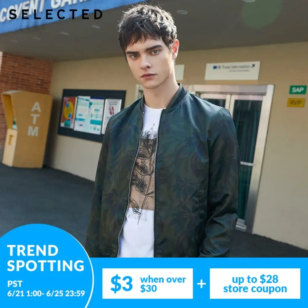 Мужская Весенняя верхняя одежда с принтом шикарная бейсбольная куртка пальто C |