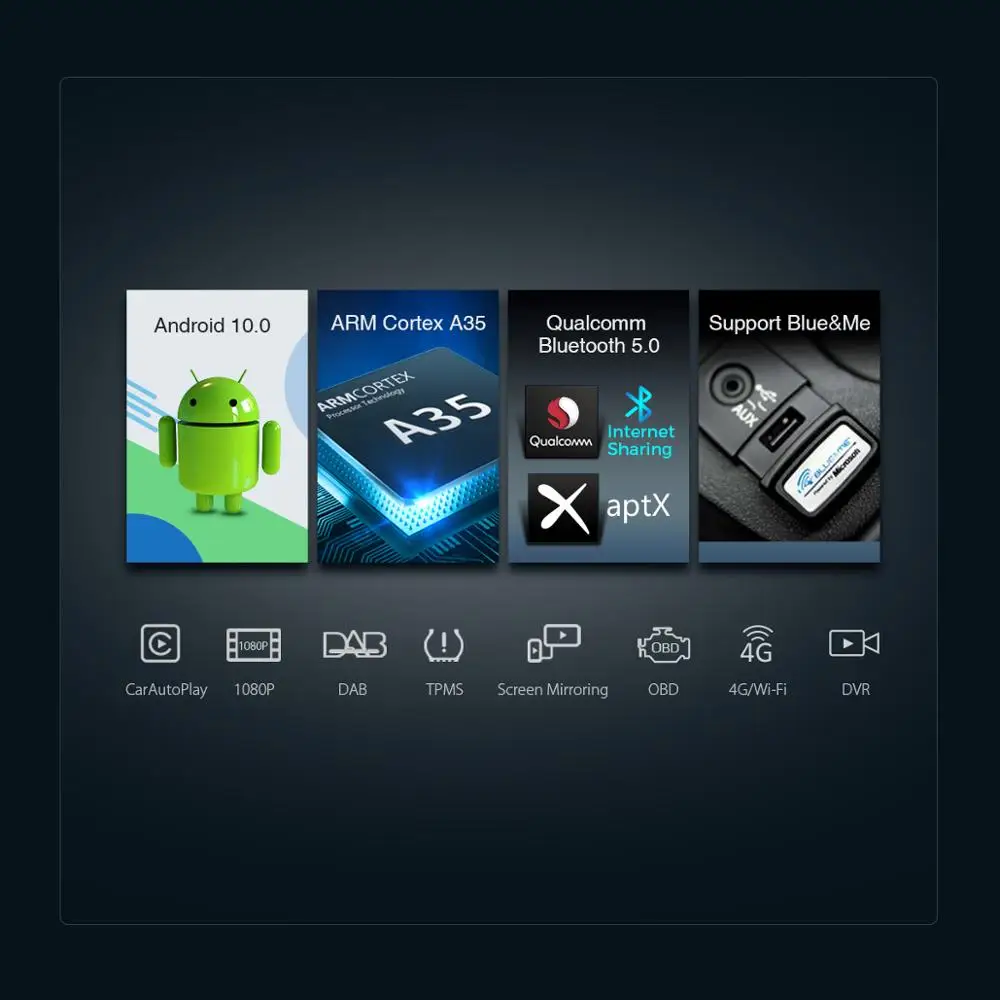 Автомобильный мультимедийный плеер XTRONS стерео проигрыватель под управлением