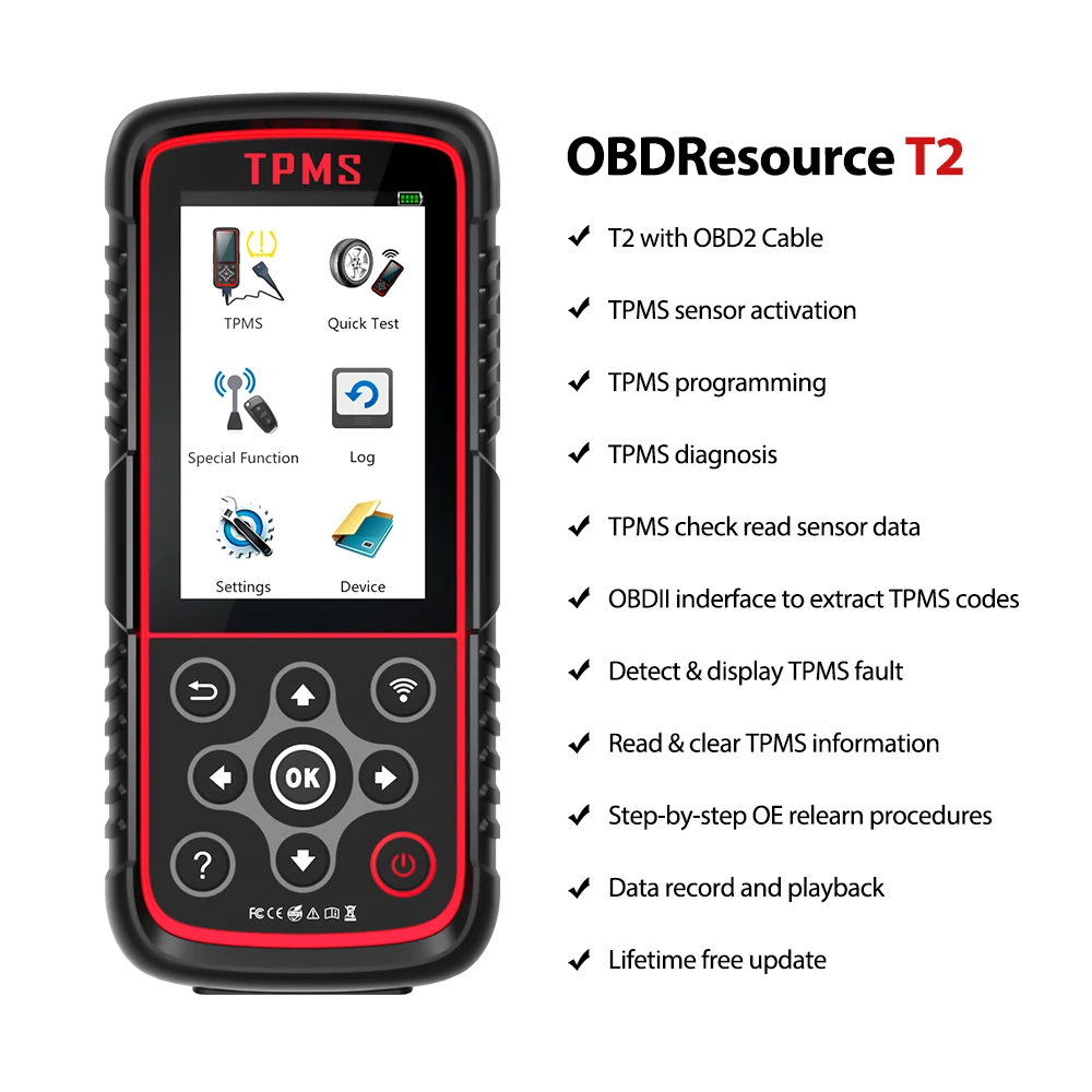Автомобильный диагностический сканер OBD2 TPMS инструмент активирует 315 433 МГц