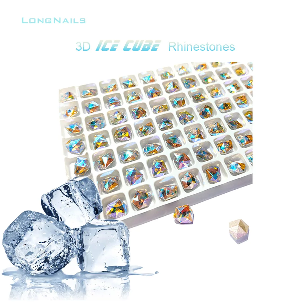 Супер-вспышка Arc Solid Ice кубики ювелирные изделия драгоценные камни K9 кристалл 3 * AB