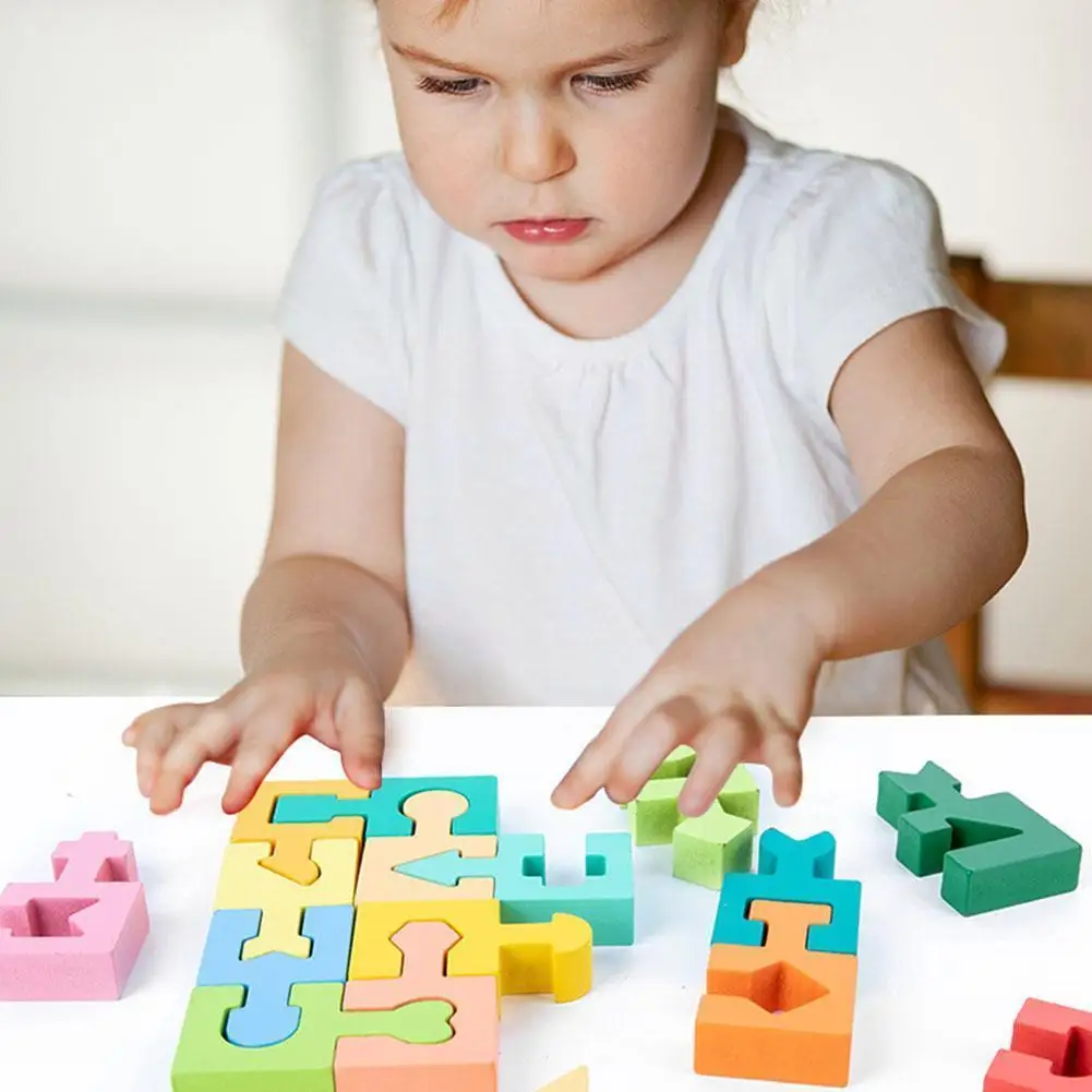

Подходящие строительные блоки для детей, подходящие игры, Обучающие игрушки, кубики, сорт Монтессори, настольные игры, пазлы, игрушки, подар...