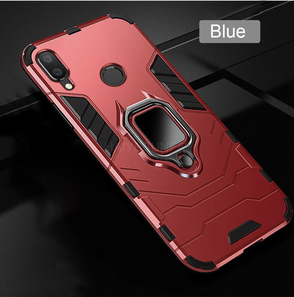 Роскошный противоударный Магнитный силиконовый чехол для Xiaomi Redmi 7 Note 7 5 6 K20 Pro Чехол для телефона для Redmi 6 7a автомобильный чехол-кольцо