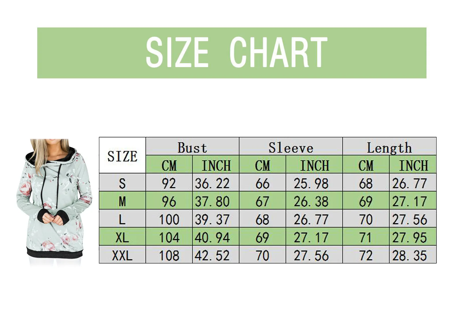 

Women's Vintage Clothes Hoodie Fashion Long Sleeve Plus Size Print Hoodie Sweatshirt Tops Polerones De Mujer Con Envio Gratis#30