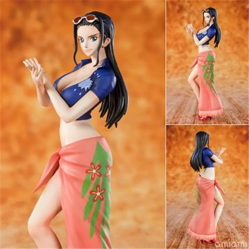 

Anime 18cm One Piece ZERO 20th Anniversary Nico Robin The straw hat Pirates PVC Action Figure Collectible Model Toys Gift