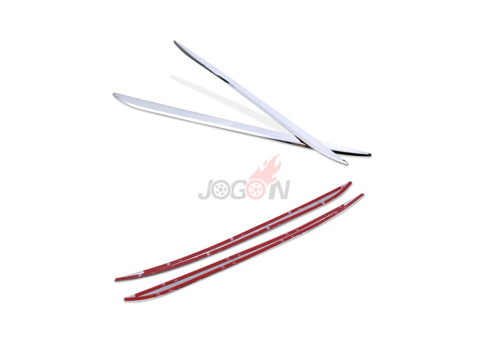 

Car Rear Side Body Bumper Splitter Strips Lip Trim For Mercedes Benz E Class W213 E200L E300L 2016 2017 ABS Chrome