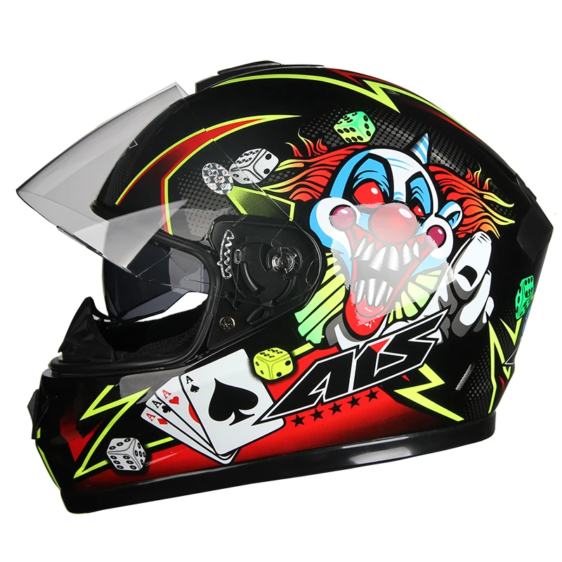 Мотоциклетный шлем каска с открытым лицом для мотокросса двойным козырьком