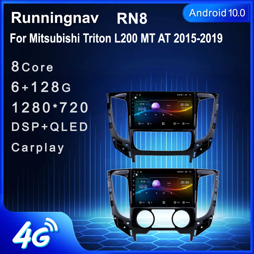 Android 10 1 для Mitsubishi Triton L200 MT AT 2015 2016 2017 2018 2019 мультимедийный стерео автомобильный DVD