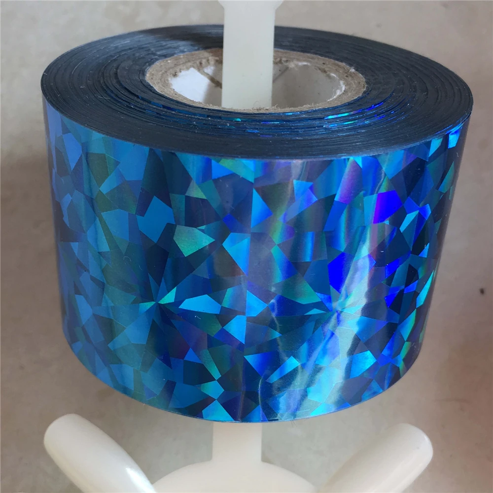 Голографические переводные наклейки для ногтей 1 рулон цветной хамелеон 120 м * 4 см