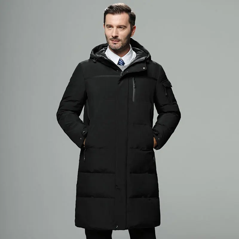 2020 New Winter Long Jacket Windproof Male Cotton Fashion Men's Parkas Casual Man Coats High Quality Men Coat Plus Size M-5XL