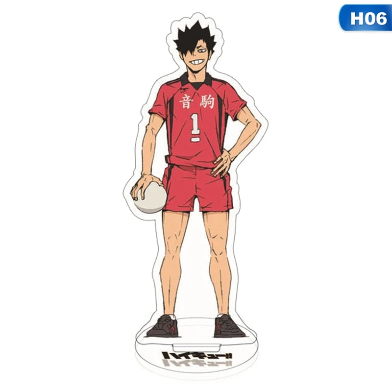 

9cm!! Action Figures Activity Desk Decor Ornaments Gift Collection Anime Haikyuu!! Acrylic Figures Models Desk Manga Stand Toy