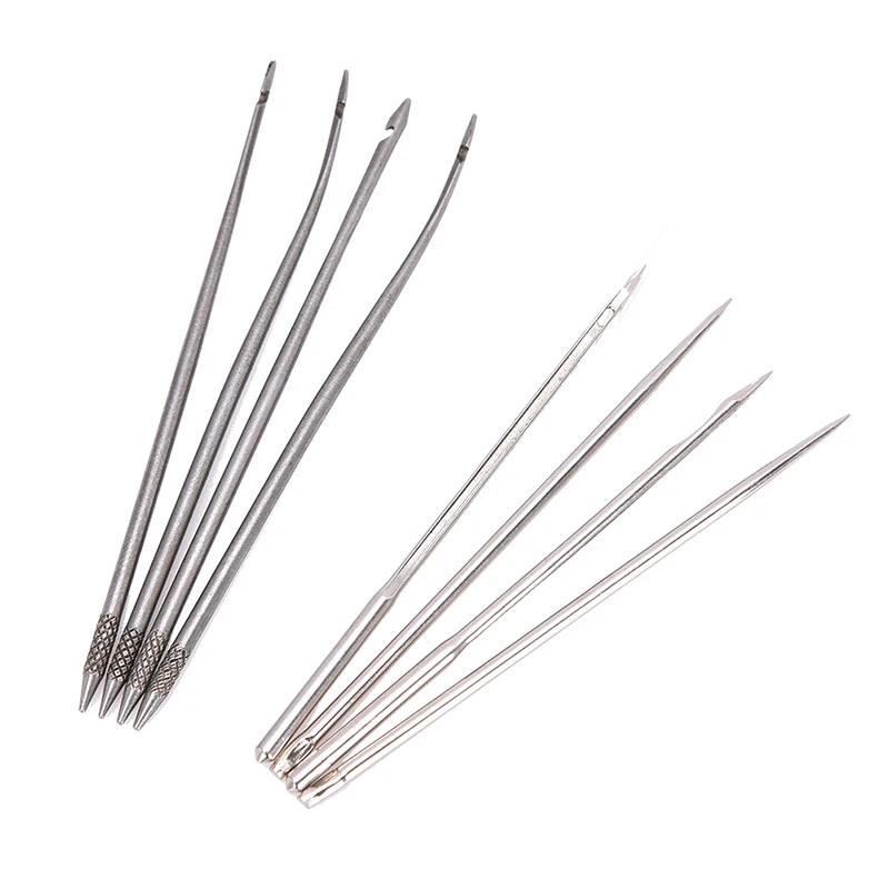 

2Pcs/set DIY Hand Sewn Shoes Crochet Needle Repair Tool Crochet Needle Sewing Leather Tools