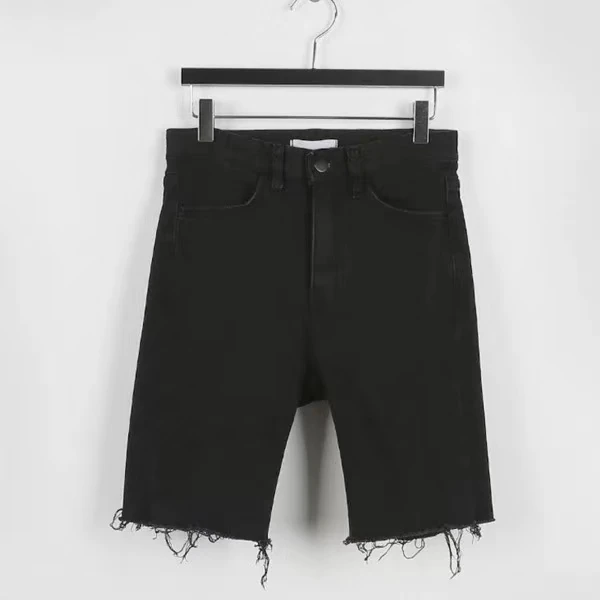 

Genayooa Summer Shorts Women Denim Casual Slim Biker Shorts Jeans High Waist Elastic Denim Shorts Femme Streetwear 2020 New Hot