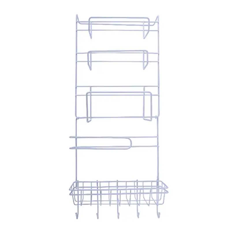 Стеллаж для кухонной боковой полки настенная подвесная стойка хранения