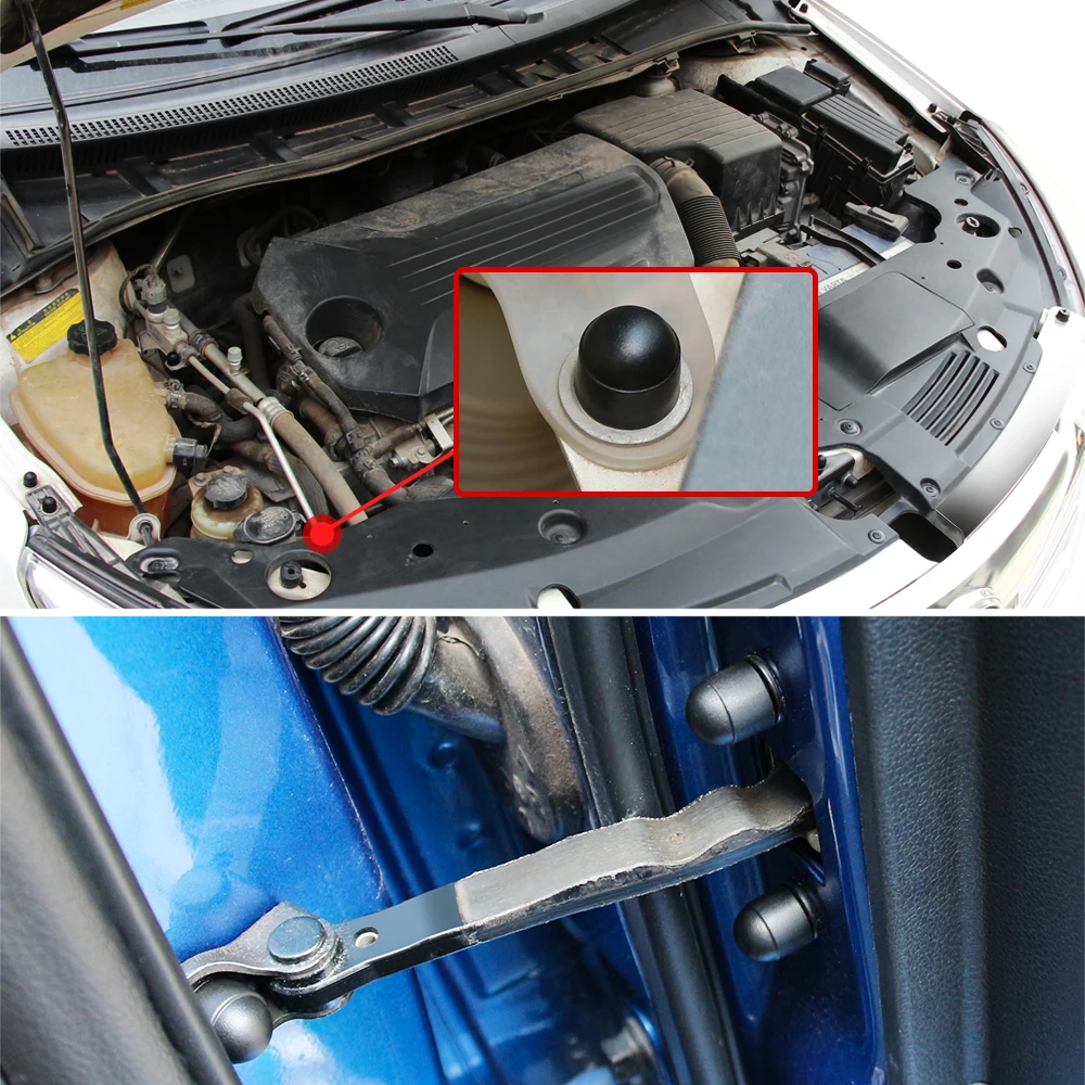 16 шт. универсальные автомобильные винтовые защитные крышки болтовые гайки для