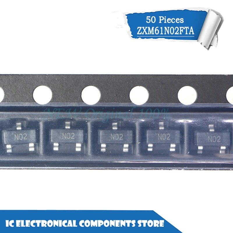 

New original 50PCS/lot ZXM61N02FTA MOSFET N-CH 20V 1.7A SOT23-3 ZXM61N02F