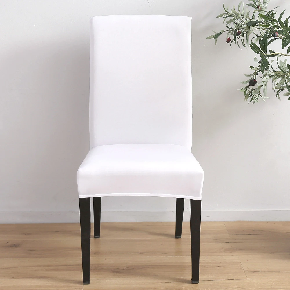 1/2 шт. одноцветная Цвет чехлы на кресла стрейч большой эластичный сиденья стула