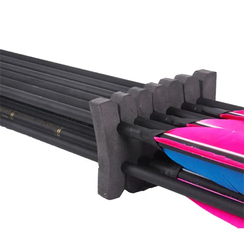 

5pcs Archery EVA Foam Arrow Rack Recurve Bow 12 Arrows Separator Holder Quiver Q1FF