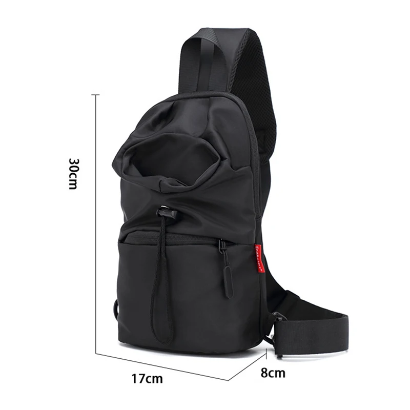 Нагрудная сумка NIUCUNZH для мужчин нейлоновая мужская на плечо подходит Ipad 7 9 дюйма