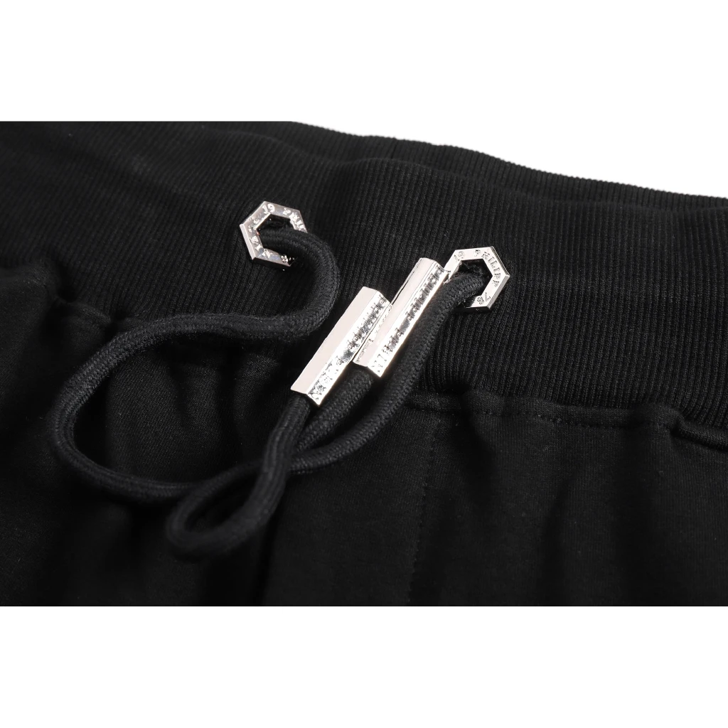 

Philipp Plein Casual Pants New PP Pants Fashion Brand Skull Head Hot Drill Slim Band Pants