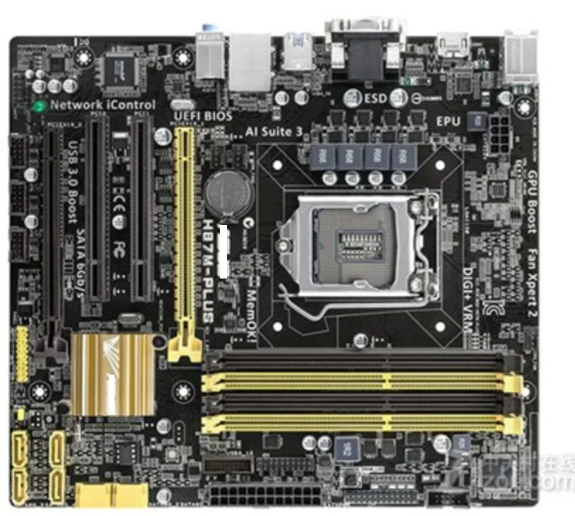 

Настольная материнская плата H87M-PLUS H87 DDR3 LGA 1150, материнская плата LGA 1150 i7 i5 i3 DDR3 32G SATA3 UBS3.0