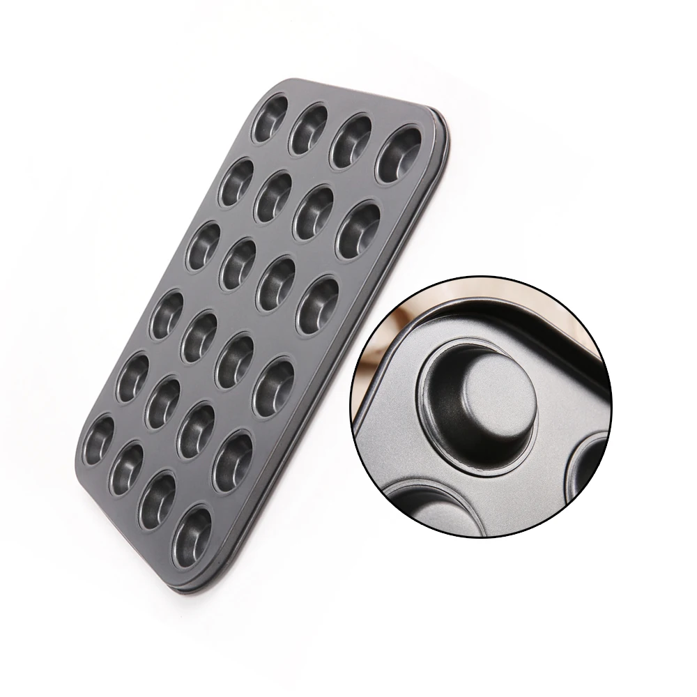 Новые 24 чашки DIY Инструменты для выпечки антипригарная сталь яйцо пирожная форма