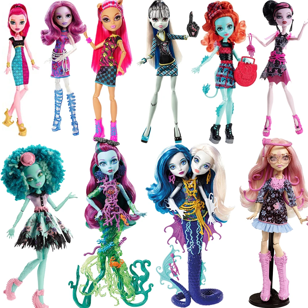 

Original Monster High Doll Great Scarrier Reef Frights Viperine Gorgon Doll Hauntlywood Frights Camera Action