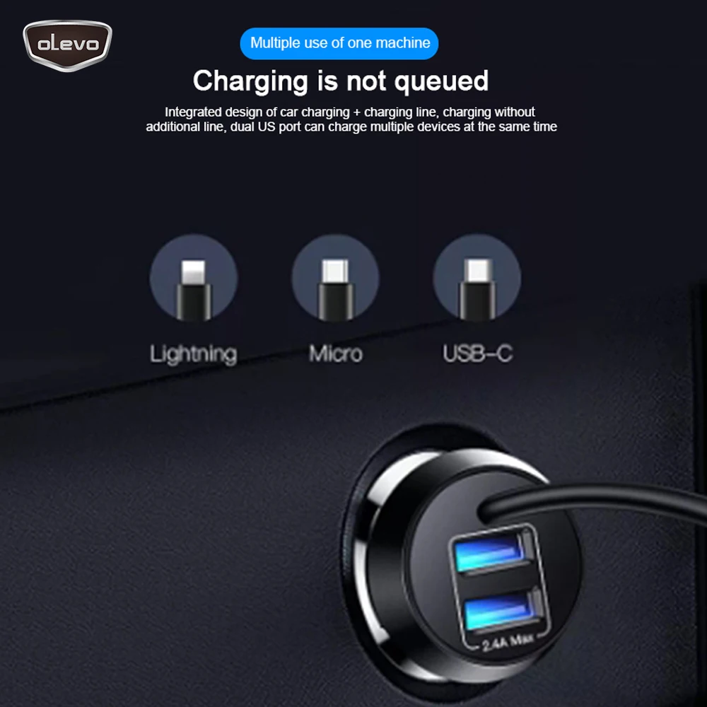 Быстрое Автомобильное зарядное устройство с двумя USB портами 3 4 А 5 В|Адаптер