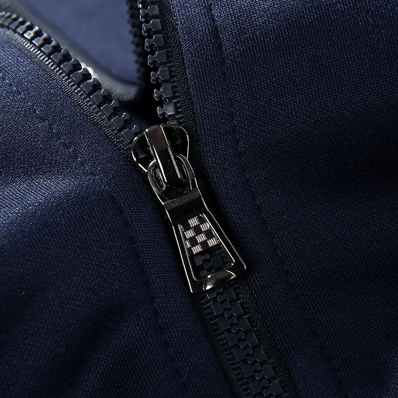 

Sportwear Suit Sweatshirt Tracksuit Without Hoodie Men Casual Active Suit Zipper Outwear Jacket+Pants Sets