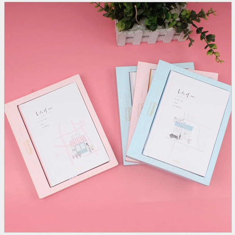 

Girl Notepad Boxed Hardcover Notebook A5 Journal Notebook Daily Office Work Notebooks Notepad Diary School Supplies
