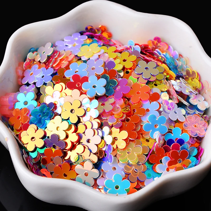 aliexpress.com - 20g(1200pcs)/Pack 7MM Flat Plum Blossom Pvc Sequins Wedding Confetti DIY Sewing Nail Art Jewelry Party Decoration Accessories