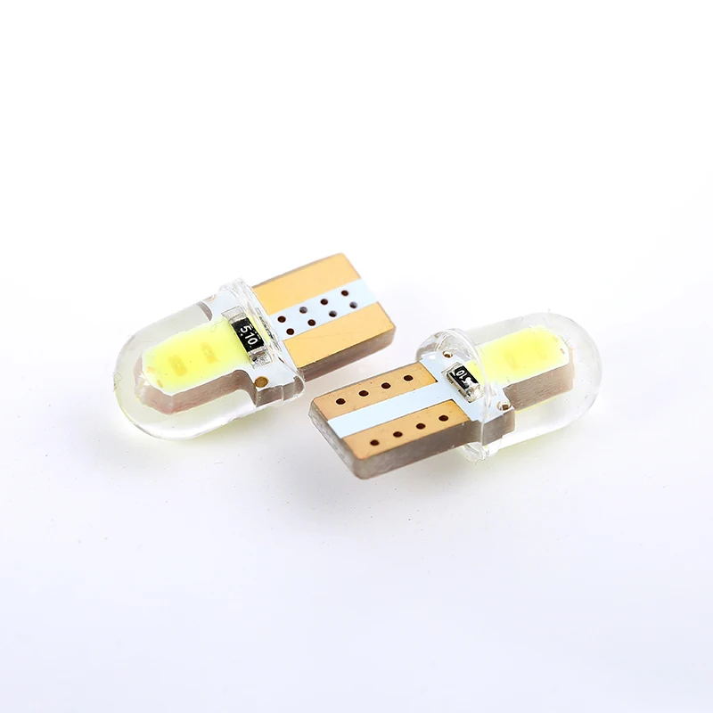 10 шт. светодиодный W5W T10 COB 8SMD автомобиля Подсветка салона для VW Polo Golf 4 5 7 6 T5 T4 Beetle Passat B6 B5 B7 B5.5 Touran Bora Caddy