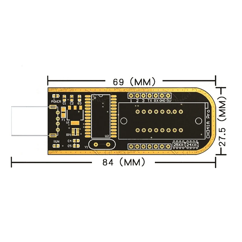 CH341A 24 25 серия EEPROM Flash BIOS USB программатор модуль для 93CXX / 25CXX 24CXX|Модули умного дома| |