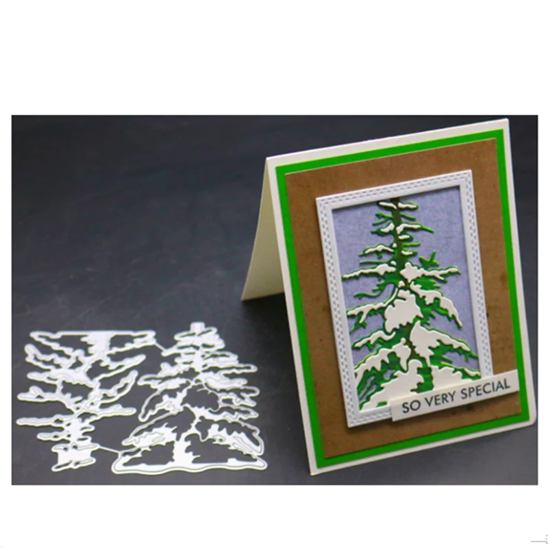 YINISE скрапбук металлические режущие штампы для трафареты скрапбукинга Снежная