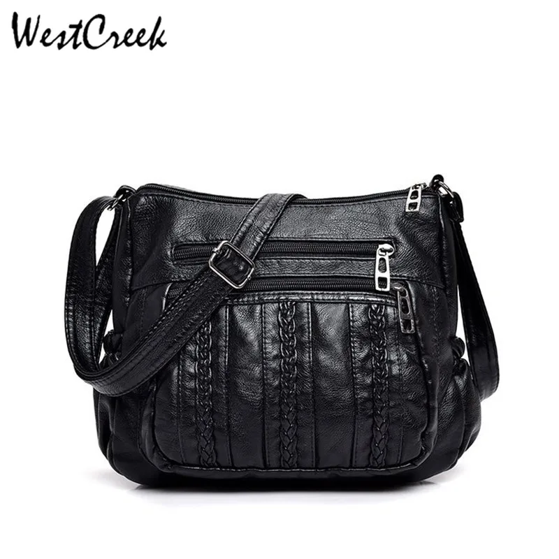 Винтажные женские сумки-мессенджеры WESTCREEK сумки через плечо для женщин женская