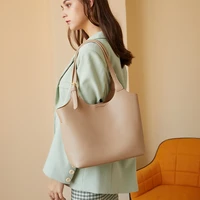 quality pu leather tote bags women casual solid color shoulder bag luxury designer ladies handbag big travel female shopper bag