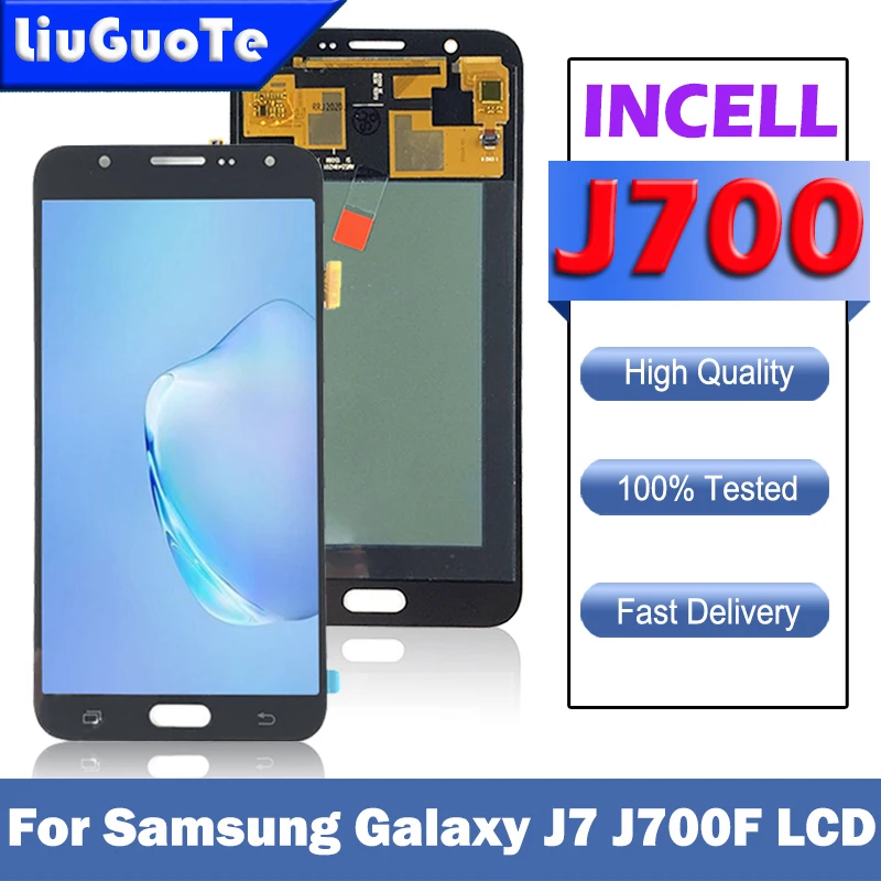ЖК-дисплей для Samsung Galaxy J7 2015 J700 LCD J700F J700H J700M дисплей сенсорный экран дигитайзер