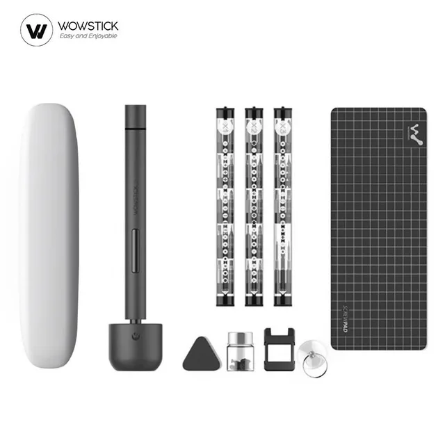 Model 1 XIAOMI Wowstick 1F Pro мини электрическая отвертка перезаряжаемый беспроводной шуруповерт с литиевой батареей со светодиодной подсветкой - Цвет: Model 1