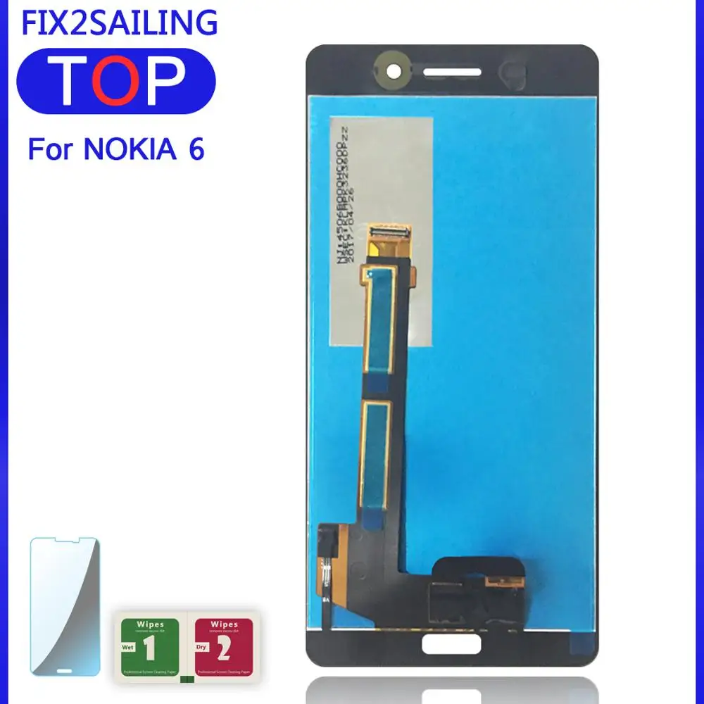 1920x1080 5 &quot2017 Новый Дисплей для NOKIA 6 LCD сенсорный экран дигитайзер nokia Замена