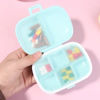 78 grids organizer container travel pill box with seal ring small box for tablets wheat straw container for medicines