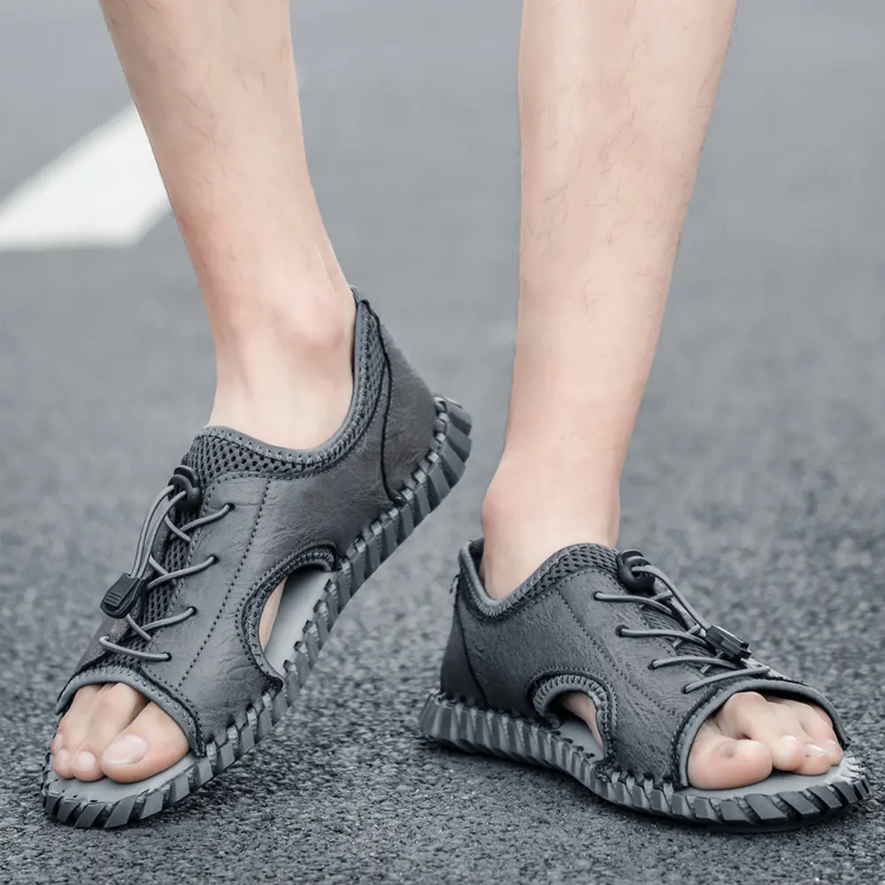 

Newbeads Men's Summer Sports Sandal with Hollow Mesh Trend Breathable Simple and Waterproof Fashion Lightweight