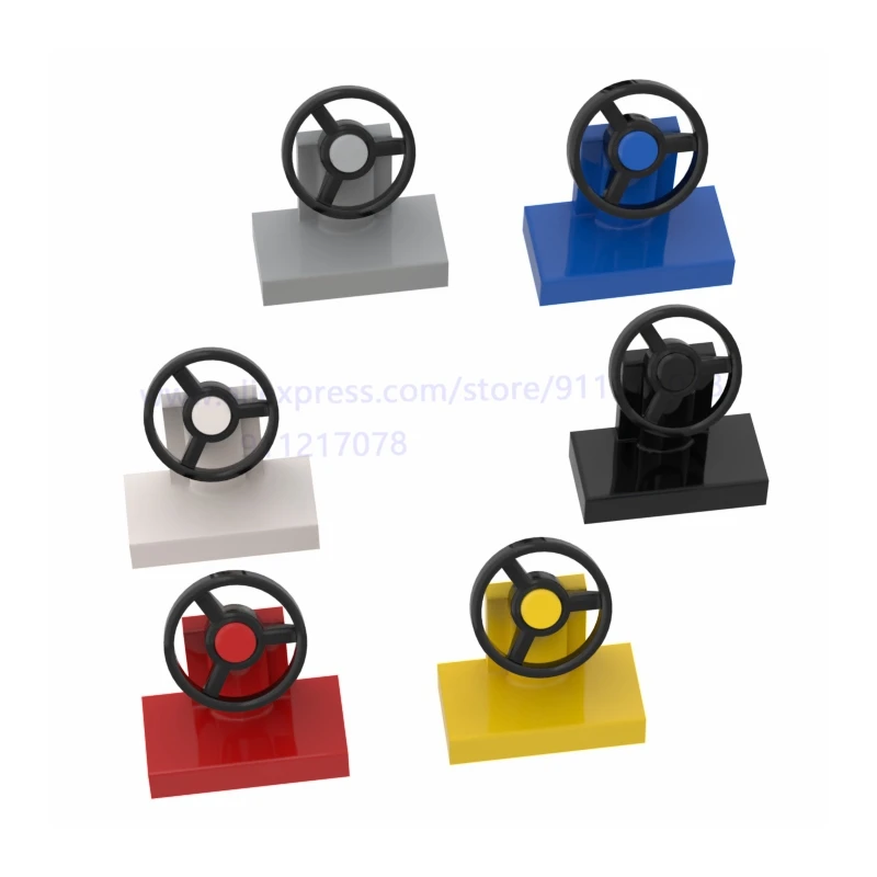

Vehicle Steering Stand 1x2 Building Block moc Cars Assembles Particles 10set diy Bricks Educational Creatives Children Toys