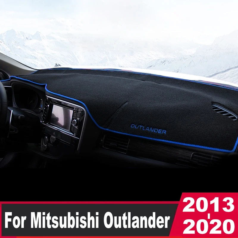 

For Mitsubishi Outlander 3 2013-2018 2019 2020 2021 Car Dashboard Cover Mat Sun Shade Pad Instrument Panel Carpets Accessories