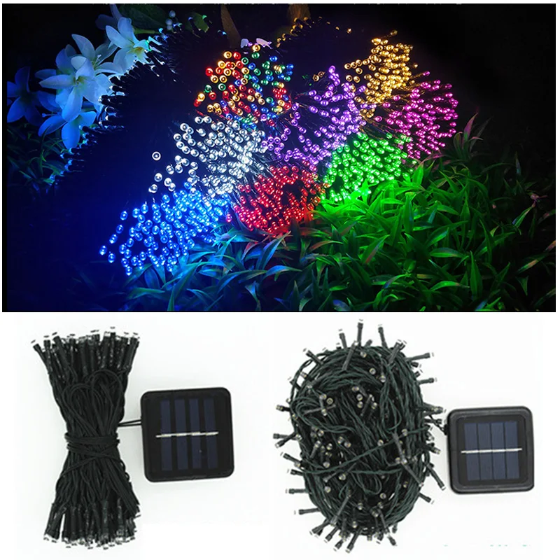 Набор 200 100 светодиодная гирлянда садовая Рождественская вечеринка сказочная