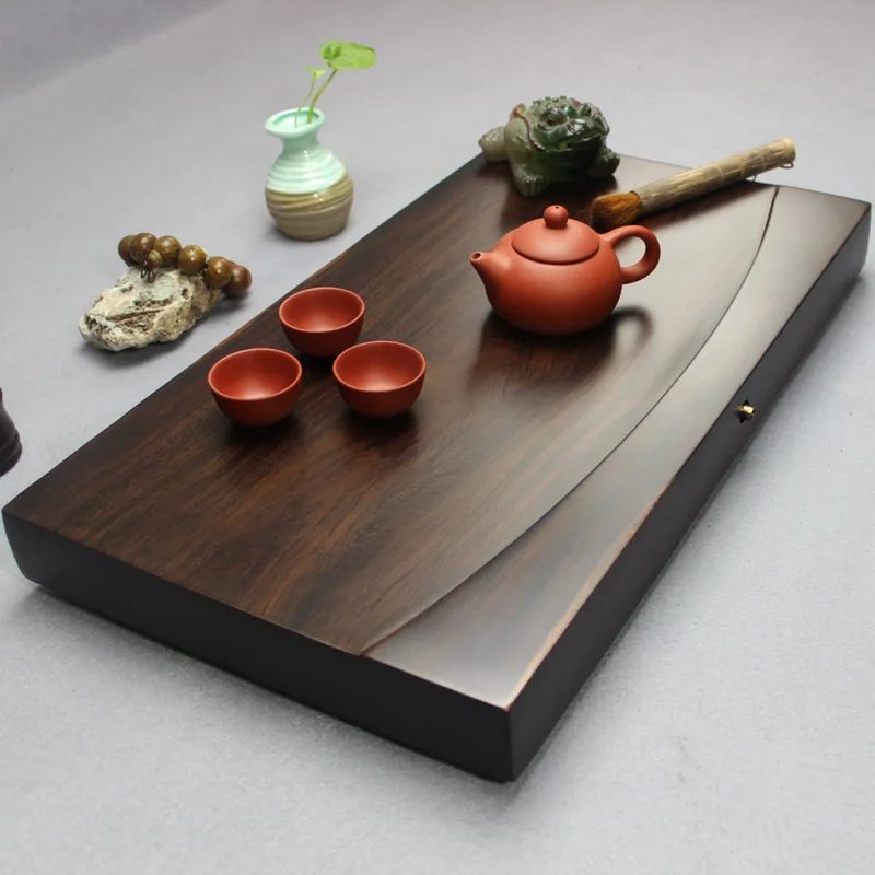 

Large Wooden Tea Tray Drainage Dry Bubble Food Chinese Kung Fu Tea Tray Ceremony Table Bandeja Madera Household Products DG50CP