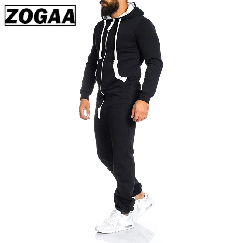 ZOGAA брендовые Новые мужские повседневные комплекты Модные цветные комбинезоны