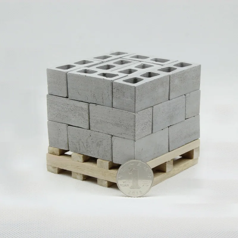 Миниатюрная модель здания 1:10 1:12 DIY Дом строительный материал Полые кирпичные формы дом силикагель кирпичи смолы плесень